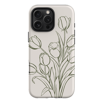 Inked Tulips Printed Phone Cases iPhone 16 Pro Max / Armoured by Typoflora - The Dairy