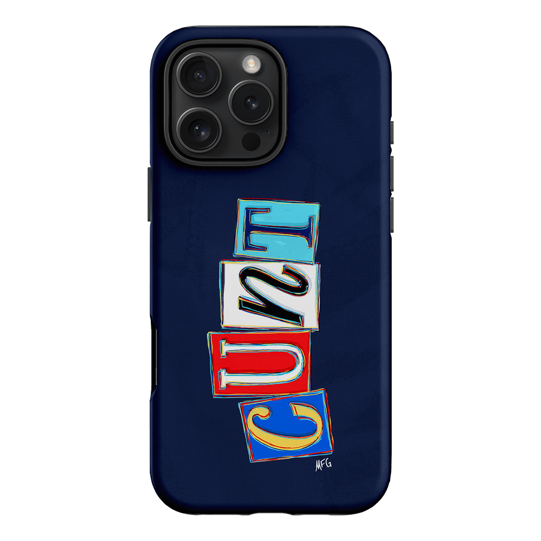 Lil Cnts Blue Printed Phone Cases iPhone 16 Pro Max / Armoured by Margarbs Art - The Dairy