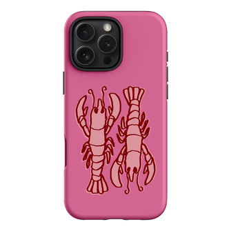 Lobster Love Pink Printed Phone Cases iPhone 16 Pro Max / Armoured by The Dairy - The Dairy