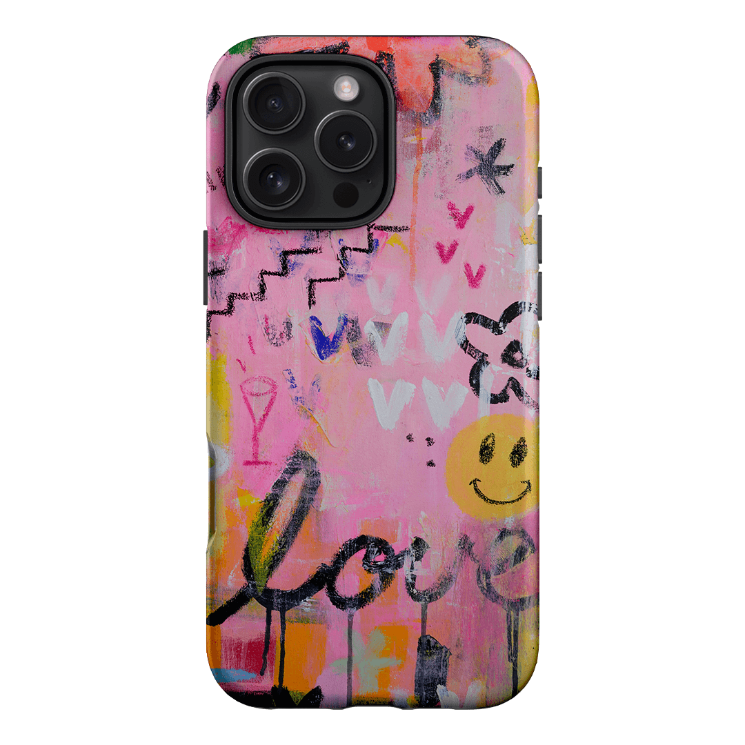 Love Smiles Printed Phone Cases iPhone 16 Pro Max / Armoured by Jackie Green - The Dairy