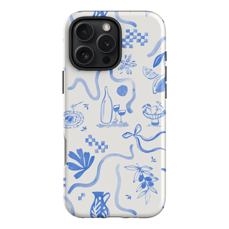 Mediterranean Wave Printed Phone Cases iPhone 16 Pro Max / Armoured by Charlie Taylor - The Dairy