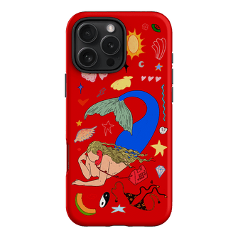 Mermaid Salad Scarlet Printed Phone Cases iPhone 16 Pro Max / Armoured by Easty Beasty - The Dairy
