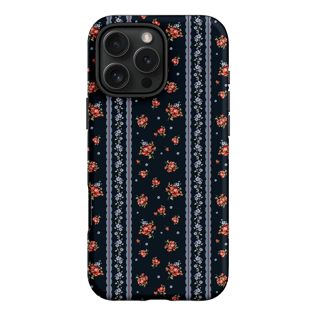 Midnight Stripe Printed Phone Cases iPhone 16 Pro Max / Armoured by Kasiags Art - The Dairy