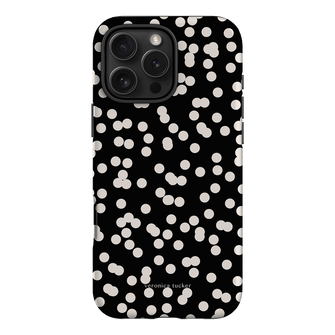 Mini Confetti Noir Printed Phone Cases iPhone 16 Pro Max / Armoured by Veronica Tucker - The Dairy