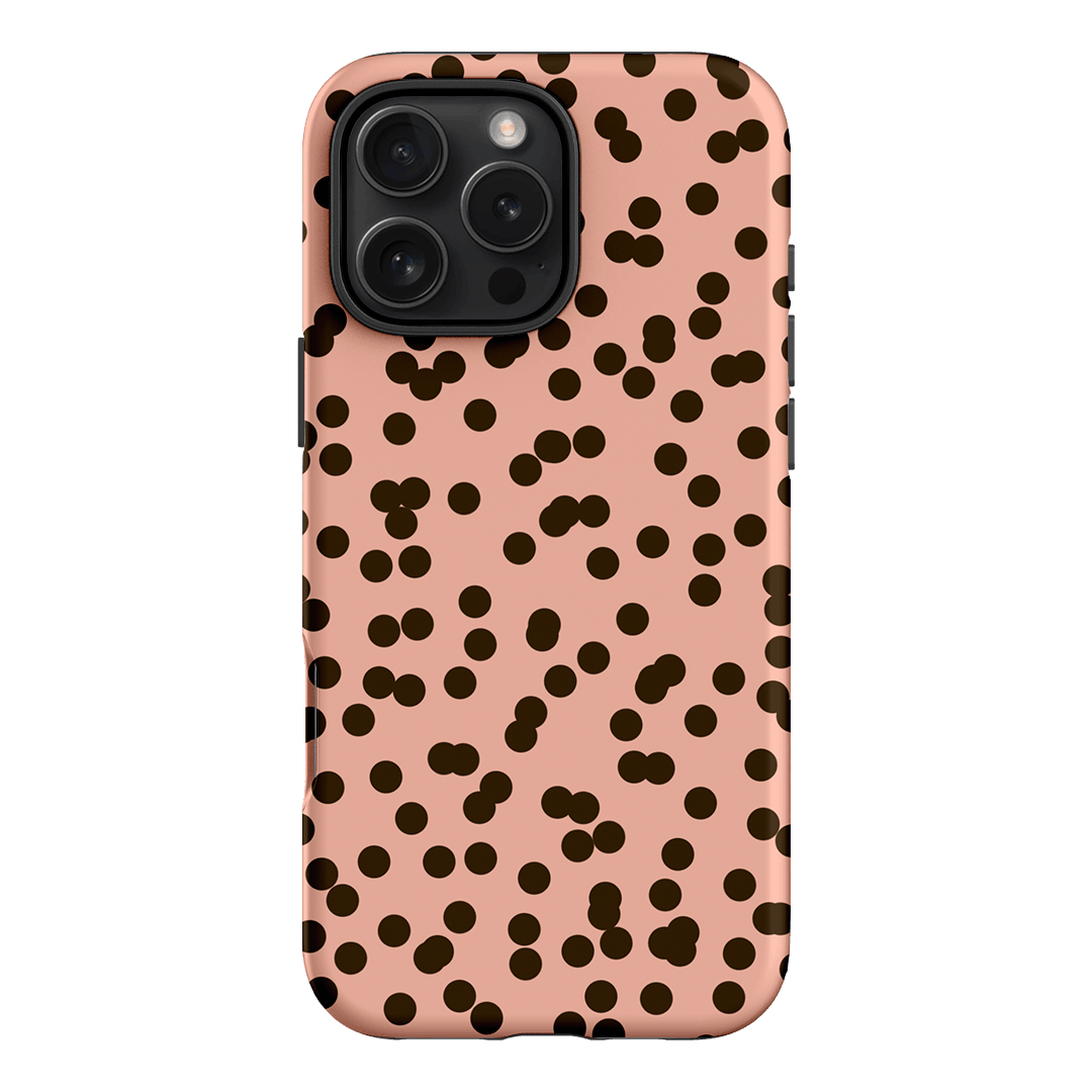 Mini Confetti Pink Chocolate Printed Phone Cases iPhone 16 Pro Max / Armoured by Veronica Tucker - The Dairy