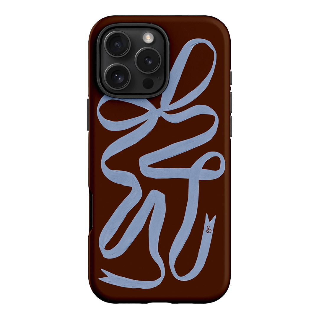 Mocha Ribbon Printed Phone Cases iPhone 16 Pro Max / Armoured by Jasmine Dowling - The Dairy