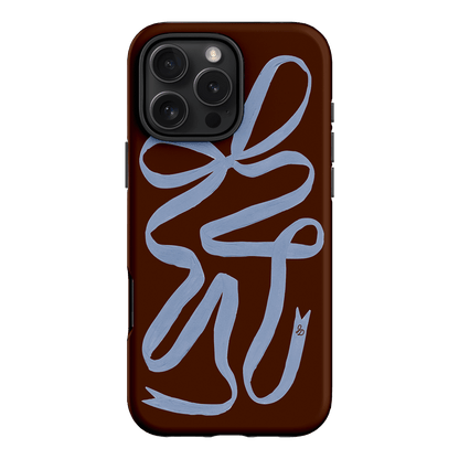 Mocha Ribbon Printed Phone Cases iPhone 16 Pro Max / Armoured by Jasmine Dowling - The Dairy
