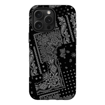 Paisley Noir Printed Phone Cases iPhone 16 Pro Max / Armoured by The Dairy - The Dairy