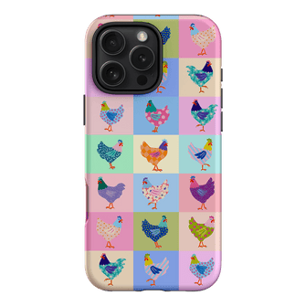 Pastel Chickens Printed Phone Cases iPhone 16 Pro Max / Armoured by Kayla Henley - The Dairy