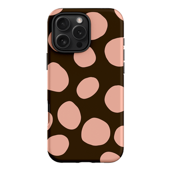 Pebbles Chocolate Pink Printed Phone Cases iPhone 16 Pro Max / Armoured by Veronica Tucker - The Dairy