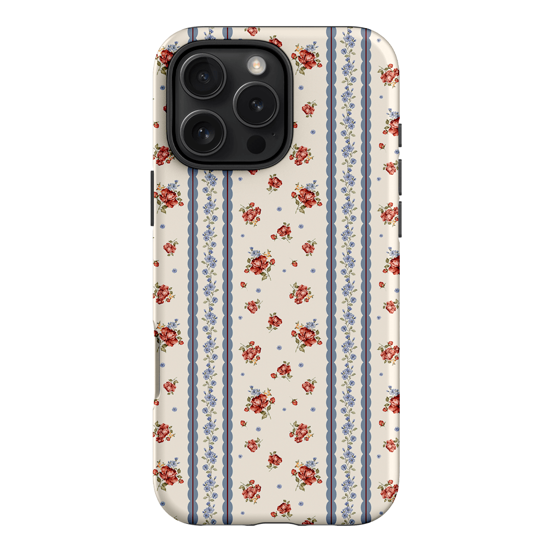 Rose Stripe Printed Phone Cases iPhone 16 Pro Max / Armoured by Kasiags Art - The Dairy