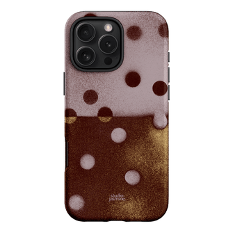 Rust Polka Dot Printed Phone Cases iPhone 16 Pro Max / Armoured by Jasmine Dowling - The Dairy