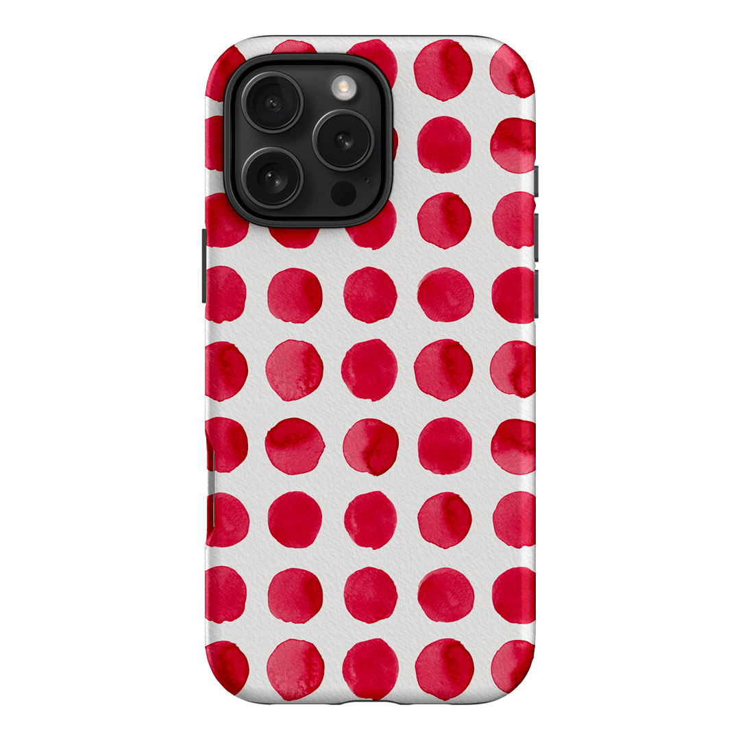 Spots in Red Printed Phone Cases by The Dairy - The Dairy