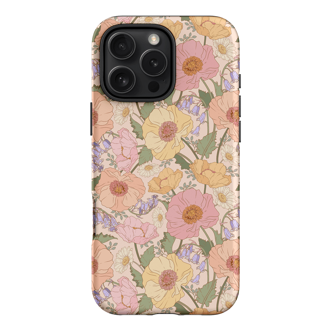 Spring Poppy Printed Phone Cases iPhone 16 Pro Max / Armoured by Kasiags Art - The Dairy