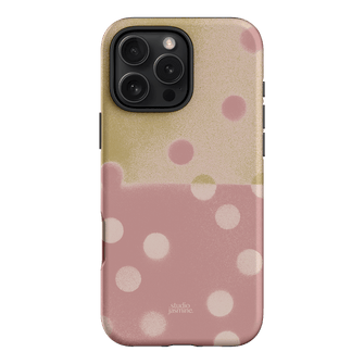 Strawberry Polka Dot Printed Phone Cases iPhone 16 Pro Max / Armoured by Jasmine Dowling - The Dairy
