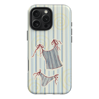 Stripe Tankini Printed Phone Cases iPhone 16 Pro Max / Armoured by Kayla Carr - The Dairy