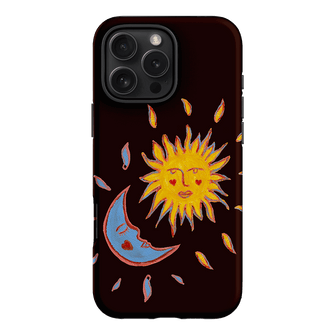 Sun & Moon Plum Printed Phone Cases iPhone 16 Pro Max / Armoured by BG. Studio - The Dairy