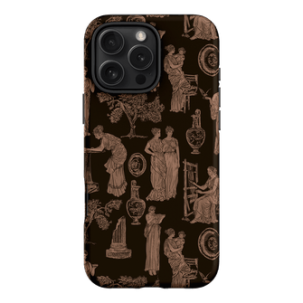 Symposium Burnt Umber Printed Phone Cases iPhone 16 Pro Max / Armoured by Veronica Tucker - The Dairy