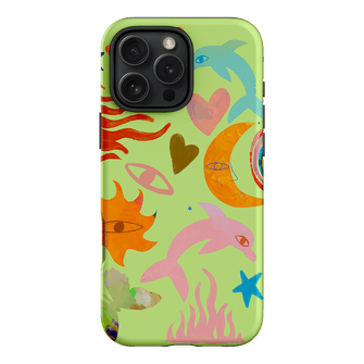 Tattoos Green Printed Phone Cases iPhone 16 Pro Max / Armoured by Kate Eliza - The Dairy