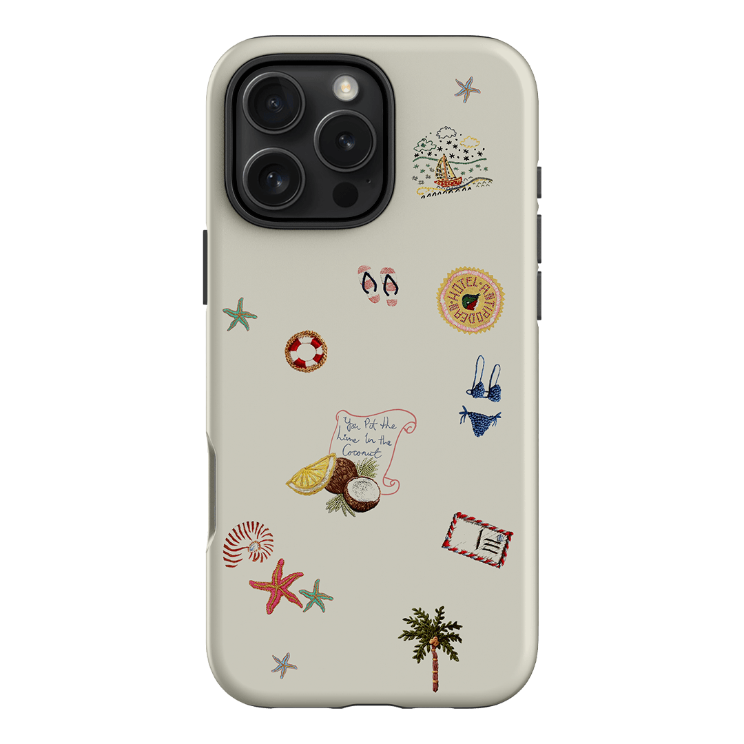 Vacay All Day Cream Printed Phone Cases by Antipodean - The Dairy