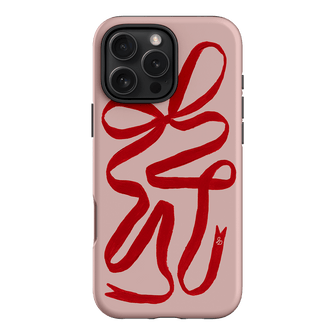 Valentine Ribbon Printed Phone Cases iPhone 16 Pro Max / Armoured by Jasmine Dowling - The Dairy