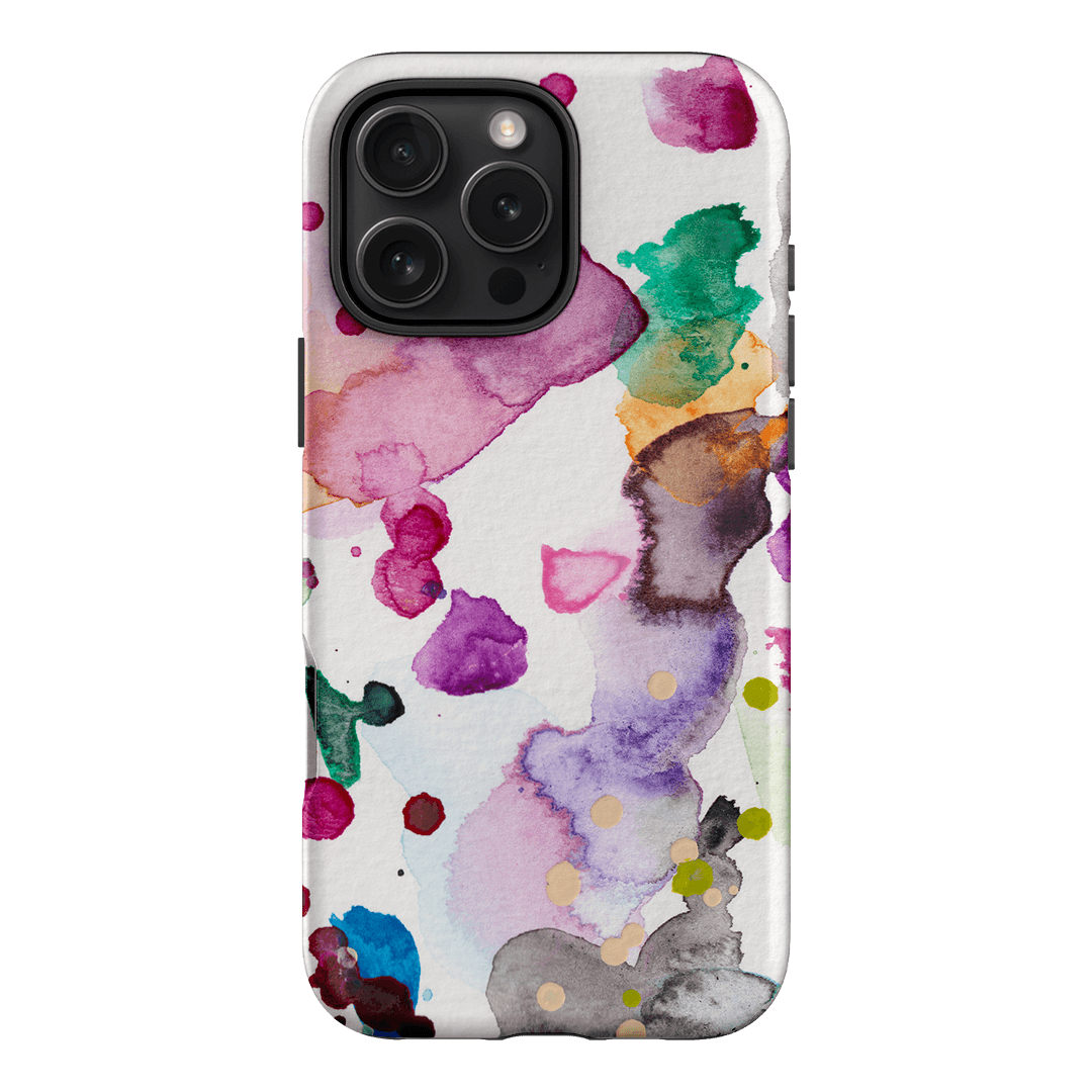 Watercolour Palette Printed Phone Cases iPhone 16 Pro Max / Armoured by The Dairy - The Dairy