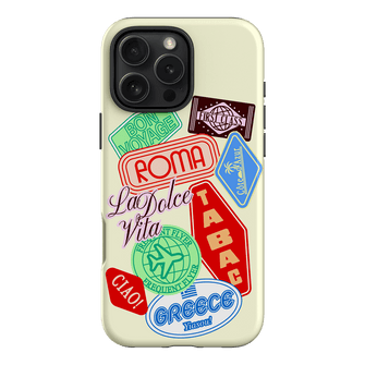Well Travelled Printed Phone Cases iPhone 16 Pro Max / Armoured by The Dairy - The Dairy