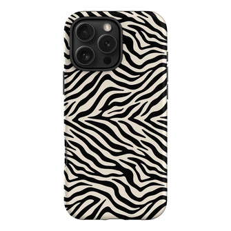 Zebra Ink Printed Phone Cases iPhone 16 Pro Max / Armoured by The Dairy - The Dairy