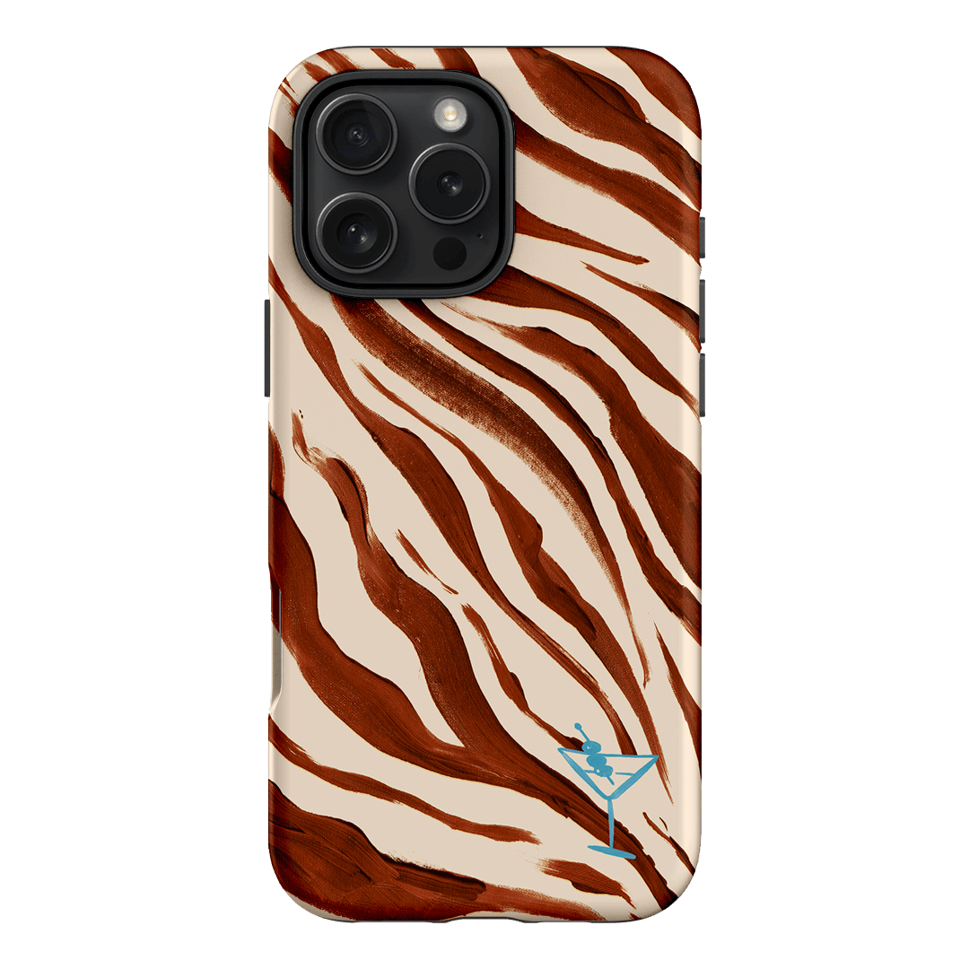 Zebra Tini Printed Phone Cases iPhone 16 Pro Max / Armoured by Charlie Taylor - The Dairy