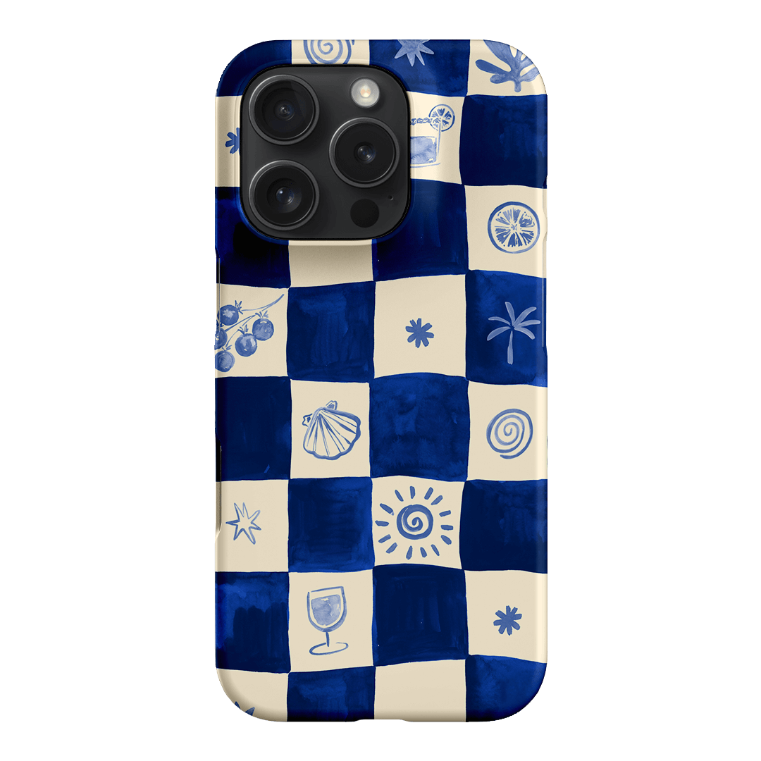 Afternoon Mezze Azure Printed Phone Cases iPhone 16 Pro / Snap by Charlie Taylor - The Dairy
