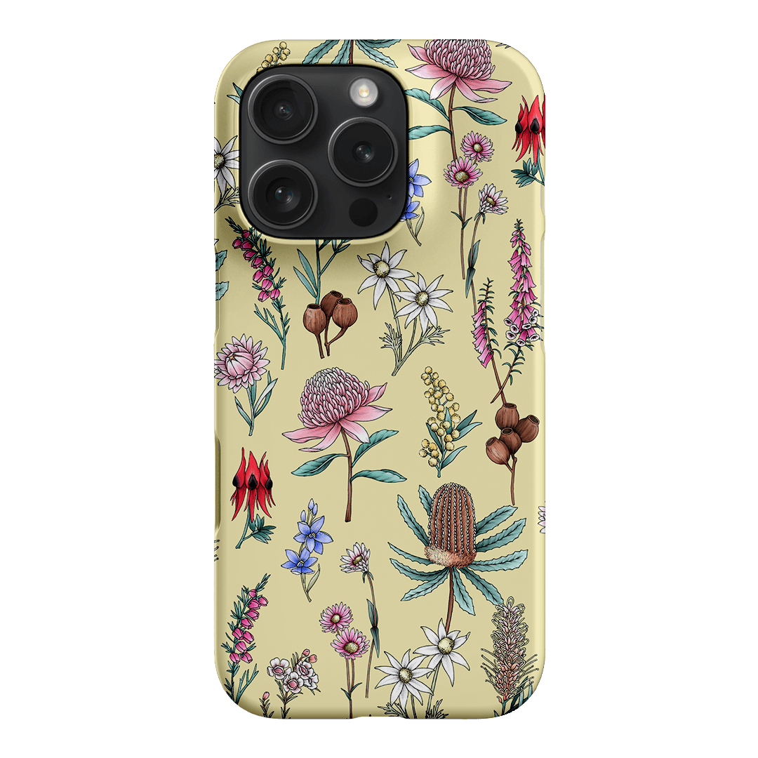 Banksia Butter Printed Phone Cases iPhone 16 Pro / Snap by Typoflora - The Dairy