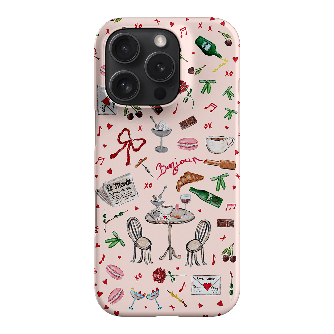 Bonjour Printed Phone Cases iPhone 16 Pro / Snap by BG. Studio - The Dairy