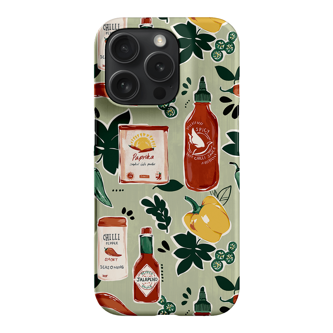 Chilli Pepper Printed Phone Cases iPhone 16 Pro / Snap by Charlie Taylor - The Dairy