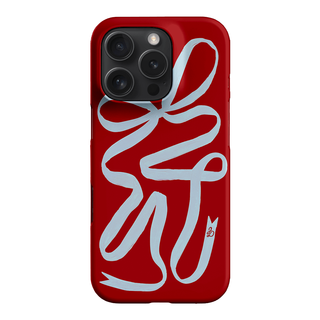 Cottage Ribbon Printed Phone Cases iPhone 16 Pro / Snap by Jasmine Dowling - The Dairy