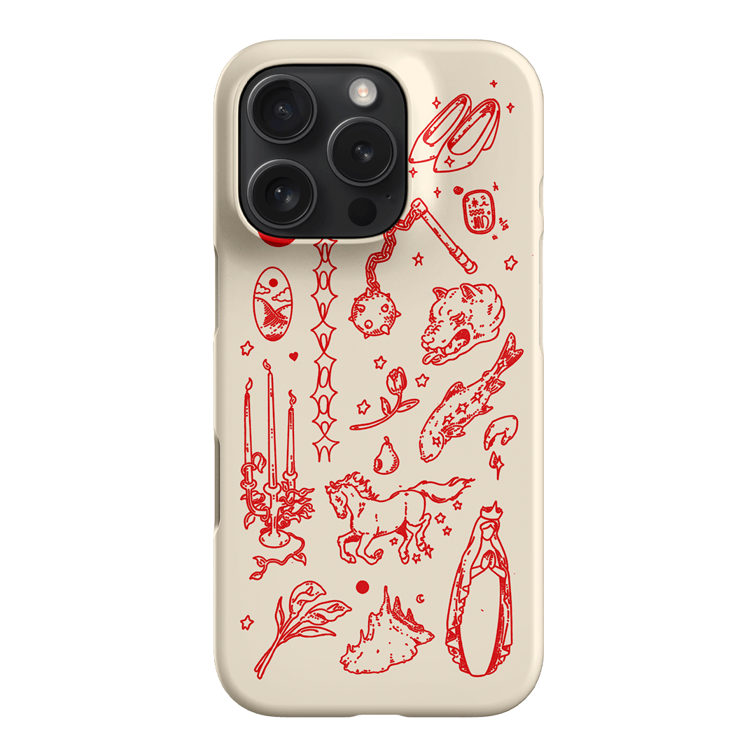 Dreamcore Cream Printed Phone Cases iPhone 16 Pro / Snap by Easty Beasty - The Dairy