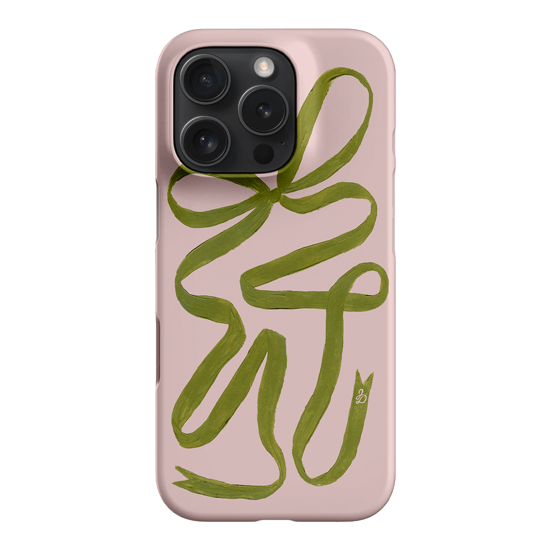 Garden Ribbon Printed Phone Cases iPhone 16 Pro / Snap by Jasmine Dowling - The Dairy