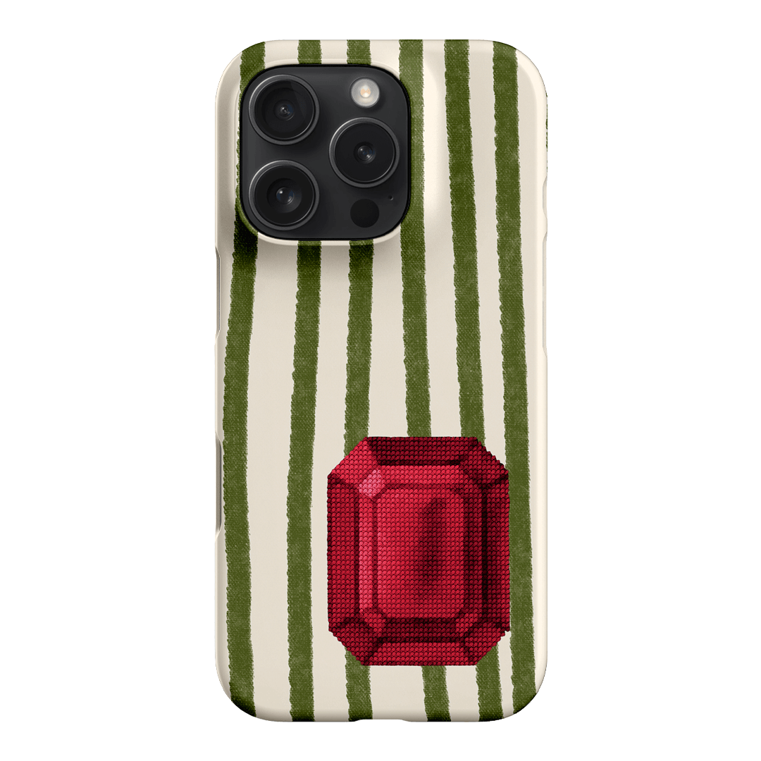 July Ruby Printed Phone Cases iPhone 16 Pro / Snap by Joiana - The Dairy