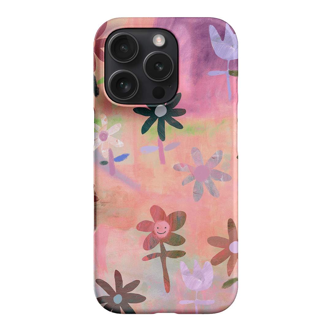 Lazy Daisy Printed Phone Cases iPhone 16 Pro / Snap by Kate Eliza - The Dairy