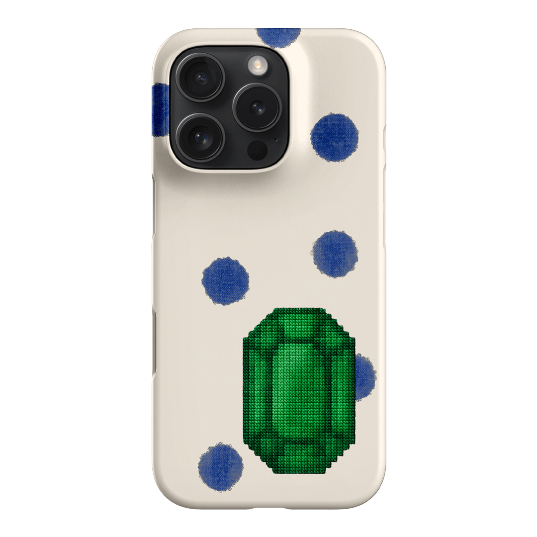 May Emerald Printed Phone Cases iPhone 16 Pro / Snap by Joiana - The Dairy