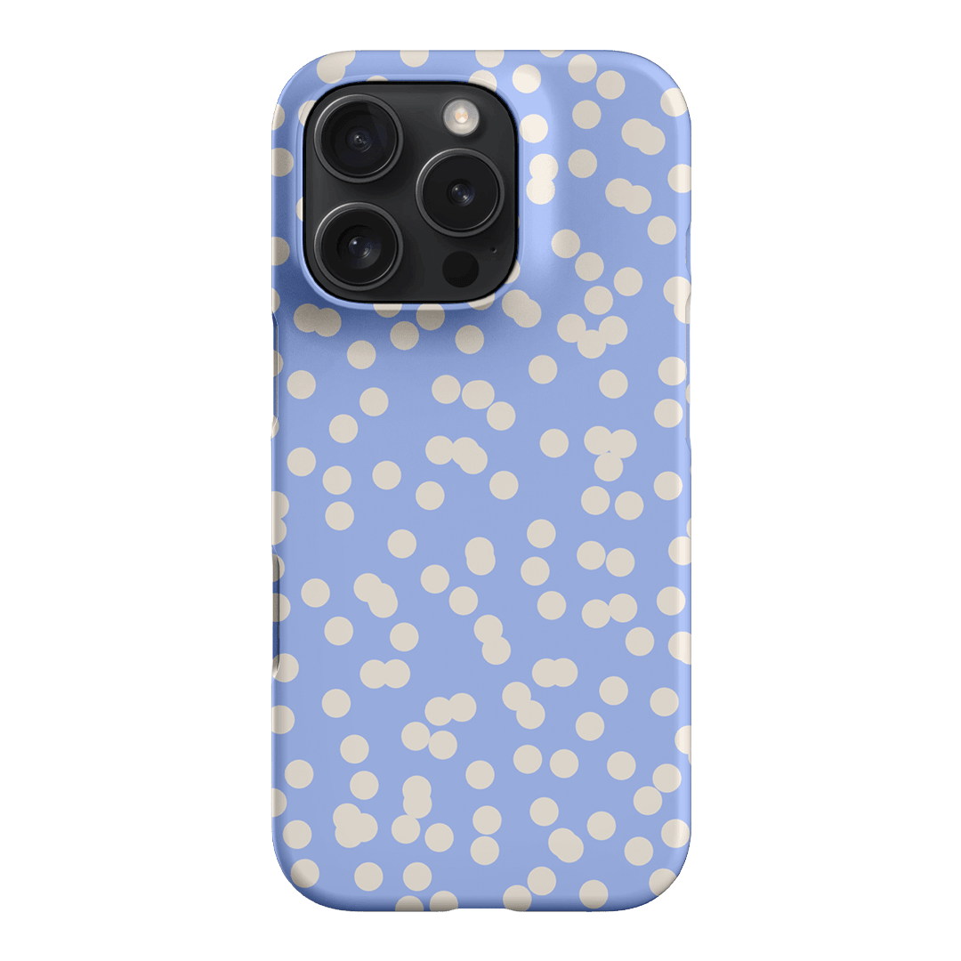 Mini Confetti Periwinkle Salt Printed Phone Cases iPhone 16 Pro / Snap by Veronica Tucker - The Dairy