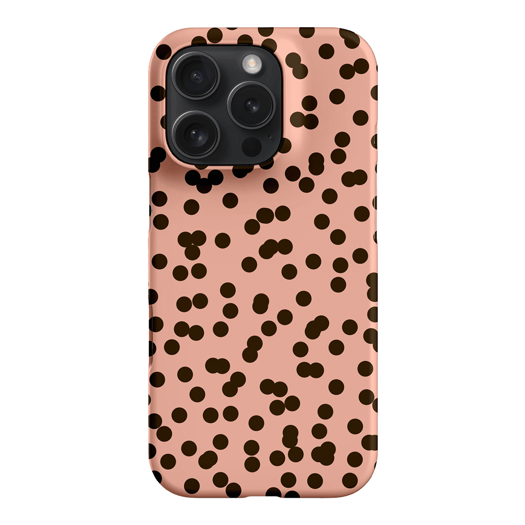 Mini Confetti Pink Chocolate Printed Phone Cases iPhone 16 Pro / Snap by Veronica Tucker - The Dairy