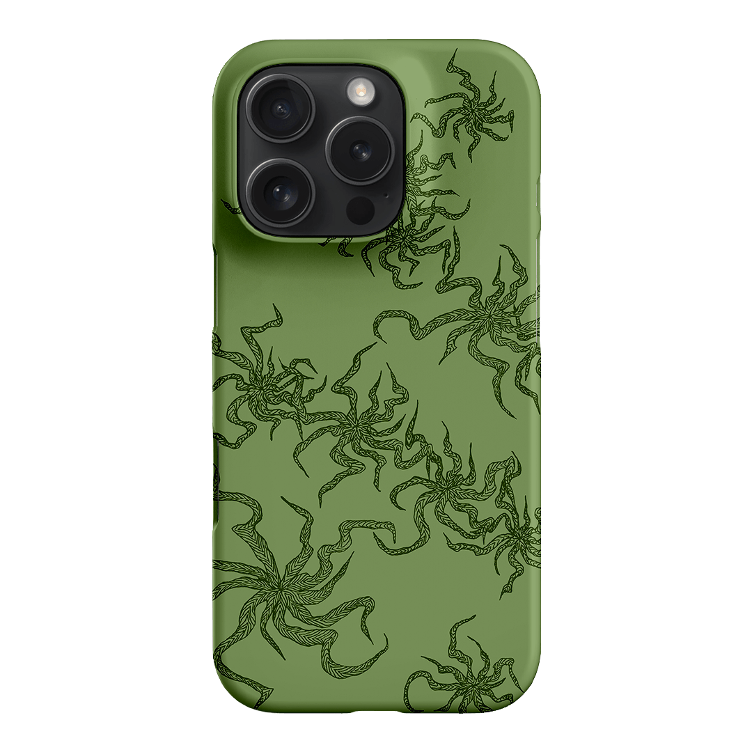 Night Moss Printed Phone Cases iPhone 16 Pro / Snap by Stormi Bree - The Dairy