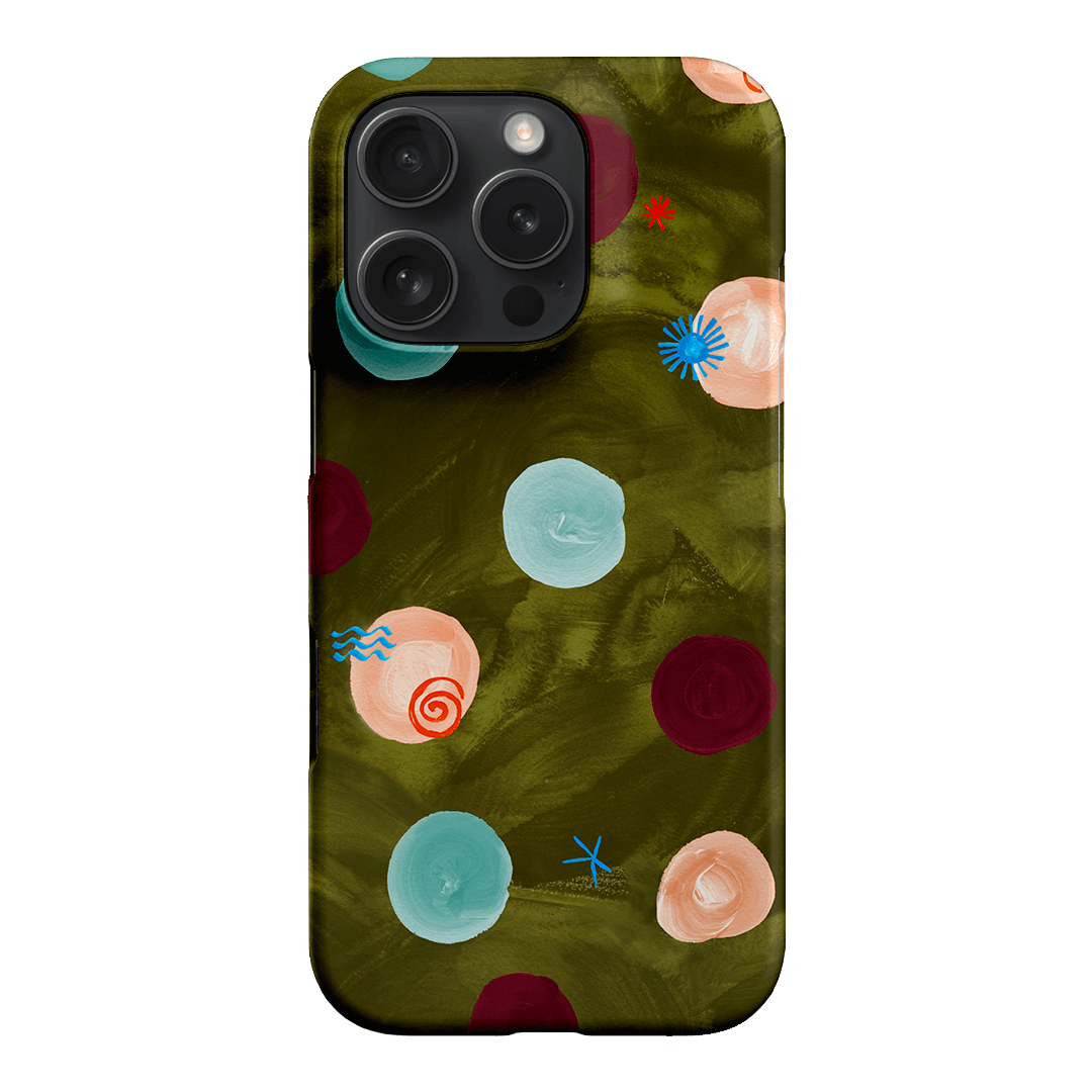 Olive Spot Printed Phone Cases iPhone 16 Pro / Snap by Charlie Taylor - The Dairy