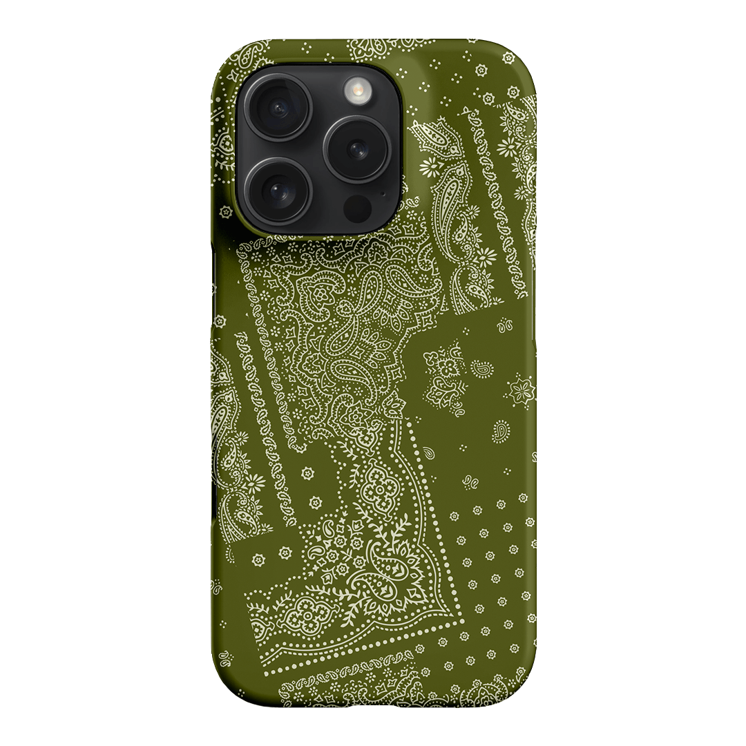 Paisley Fern Printed Phone Cases iPhone 16 Pro / Snap by The Dairy - The Dairy