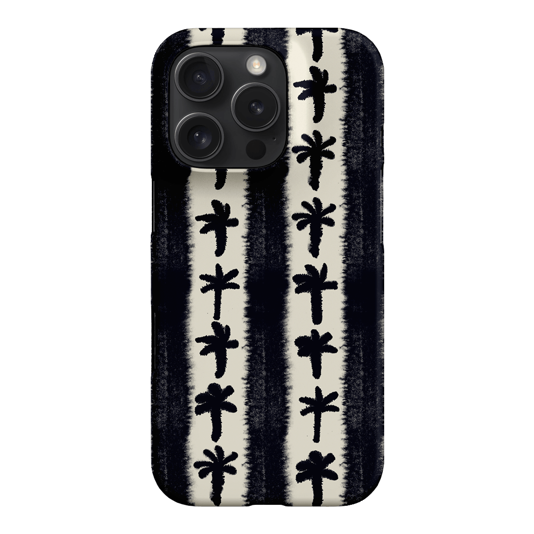 Palm Stripe Printed Phone Cases iPhone 16 Pro / Snap by Desmond & Dempsey - The Dairy
