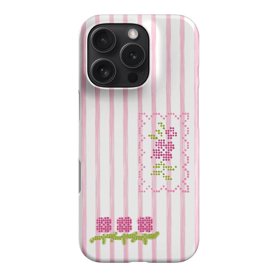 Patchwork Pink Printed Phone Cases iPhone 16 Pro / Snap by Kayla Carr - The Dairy