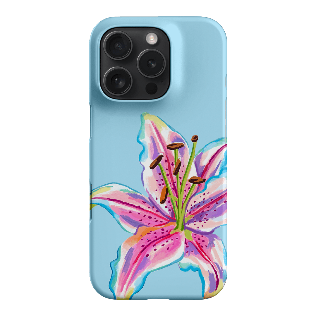 Sky Lily Printed Phone Cases iPhone 16 Pro / Snap by Femke Studio - The Dairy