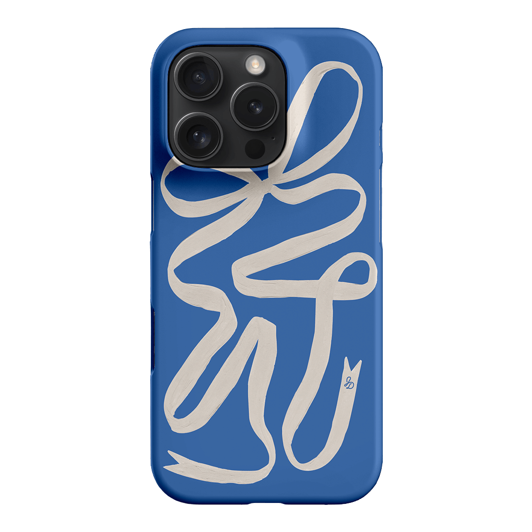 Something Blue Ribbon Printed Phone Cases iPhone 16 Pro / Snap by Jasmine Dowling - The Dairy