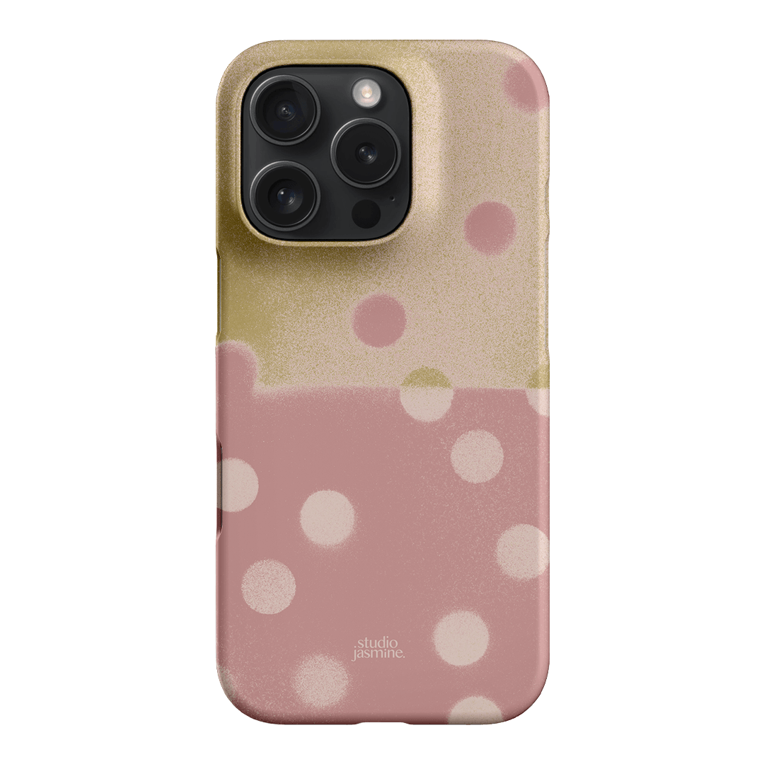 Strawberry Polka Dot Printed Phone Cases iPhone 16 Pro / Snap by Jasmine Dowling - The Dairy