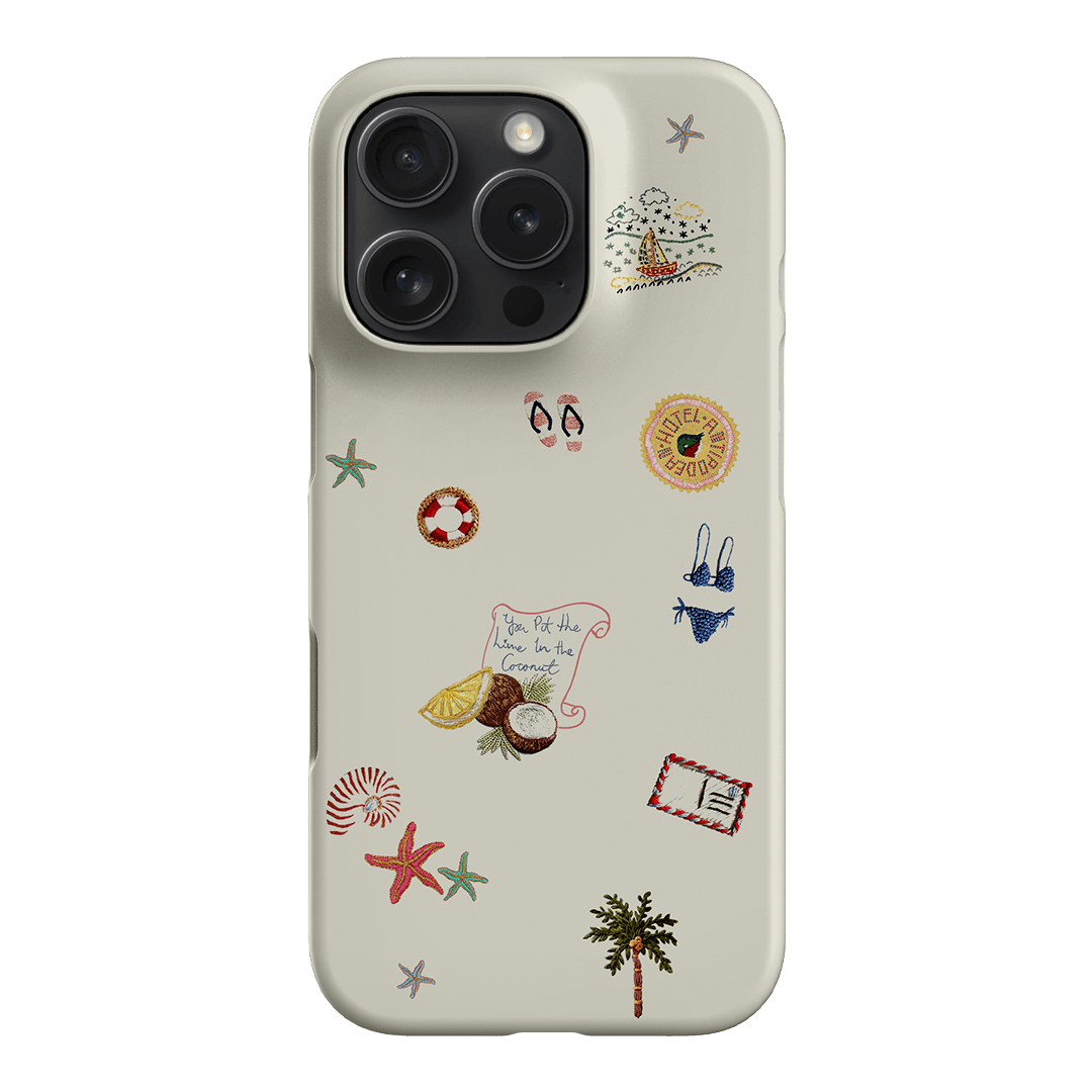 Vacay All Day Cream Printed Phone Cases by Antipodean - The Dairy